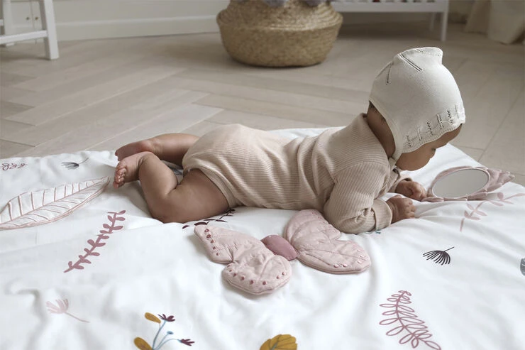 Cam Cam Copenhagen Activity Play Mat - OCS Pressed Leaves Rose Pressed Leaves Rose 4 Cam Cam Copenhagen Activity Play Mat - OCS Pressed Leaves Rose Pressed Leaves Rose - Billede 2