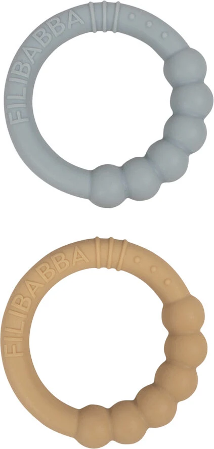 Filibabba Silikone Bidering 2-pak - Silt Green Silt Green 7 Filibabba Silikone Bidering 2-pak - Silt Green Silt Green - Billede 5