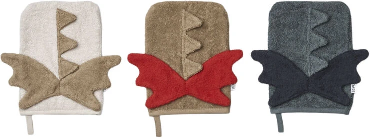 Liewood Sylvester Washcloth Dragon Multi Mix 4 Liewood Sylvester Washcloth Dragon Multi Mix - Billede 2