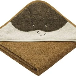 Liewood Albert Hooded Towel Superhero/golden Caramel