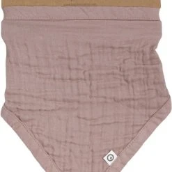 Müsli By Green Cotton Muslin Bib Rose Wood