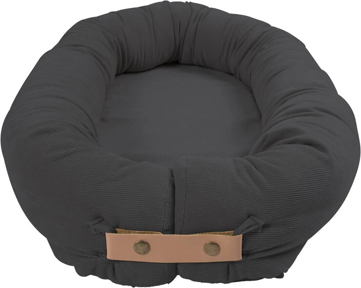 Filibabba Babynest - Fløjl - Stone Grey Stone Grey 4 Filibabba Babynest - Fløjl - Stone Grey Stone Grey - Billede 2