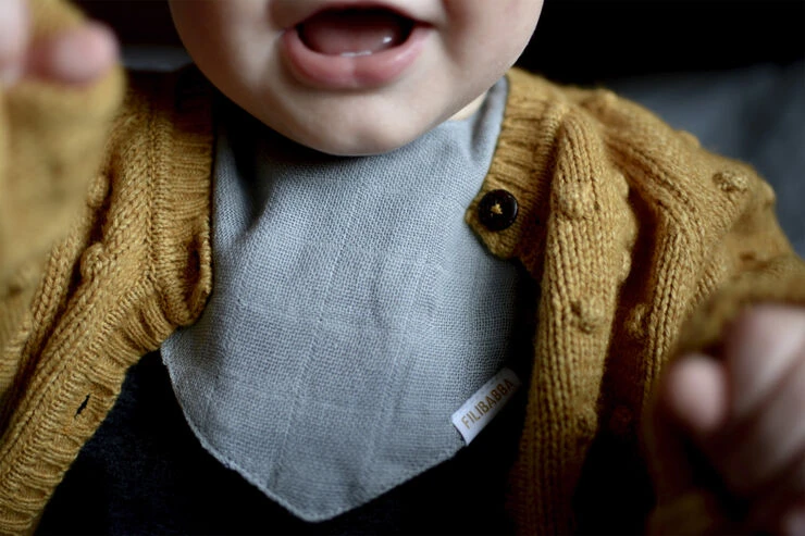 Filibabba Savlesmæk - Muslin Grey Muslin 5 Filibabba Savlesmæk - Muslin Grey Muslin - Billede 3