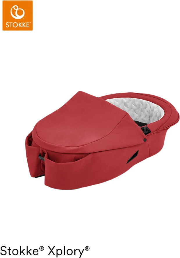 Stokke Xplory X Carry Cot Ruby Red 3 Stokke Xplory X Carry Cot Ruby Red