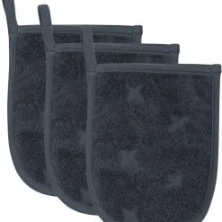 Müsli By Green Cotton Bath Gloves 3-PACK Midnight