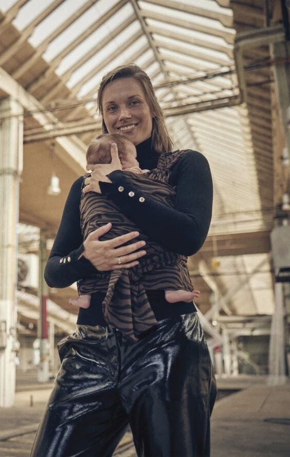 Najell WRAP S/M - Zebra Brown 6 Najell WRAP S/M - Zebra Brown - Billede 4