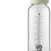 BIBS Baby Glass Bottle Complete Set Latex 225ml Sage Sage -Ergobaby store unnamed file 2370