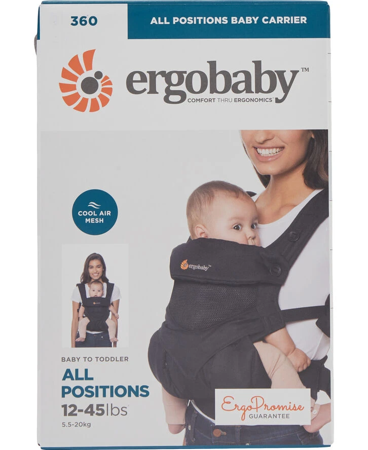 Ergobaby 360 Cool Air Mesh Black 4 Ergobaby 360 Cool Air Mesh Black - Billede 2