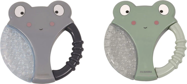 Filibabba Kølende Bideringe - Frøer Multicolor 5 Filibabba Kølende Bideringe - Frøer Multicolor - Billede 3