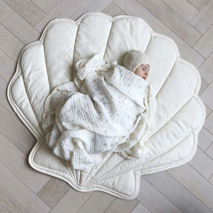 Cam Cam Copenhagen Swaddle - GOTS Poppies Poppies 6 Cam Cam Copenhagen Swaddle - GOTS Poppies Poppies - Billede 4