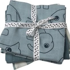 Done By Deer Stofble 3 Stk Blå