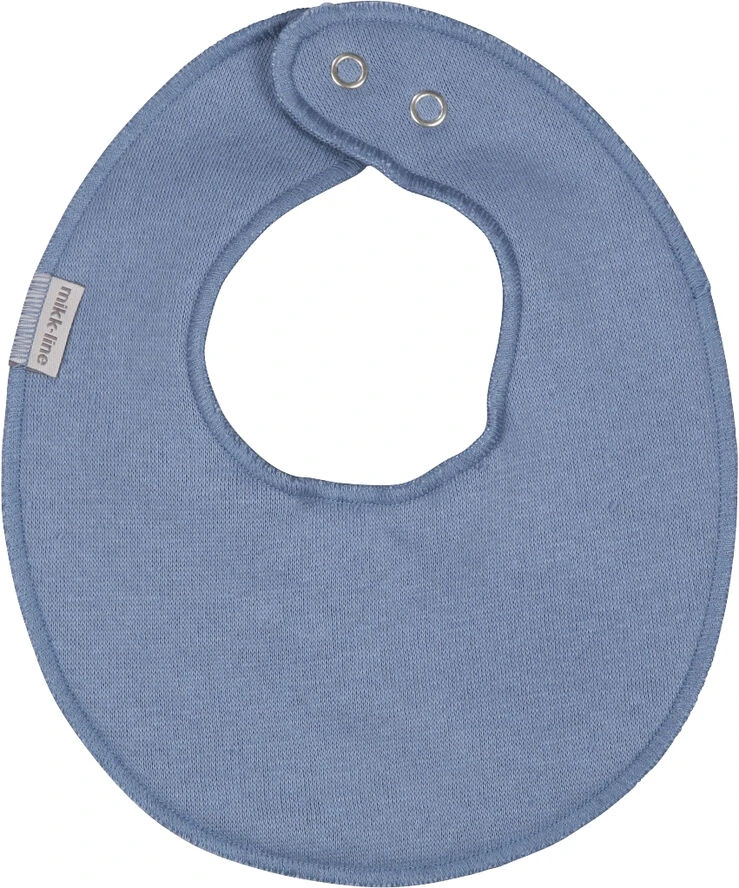 Mikk-Line Cotton Bibs - Round Dark Blue 3 Mikk-Line Cotton Bibs - Round Dark Blue