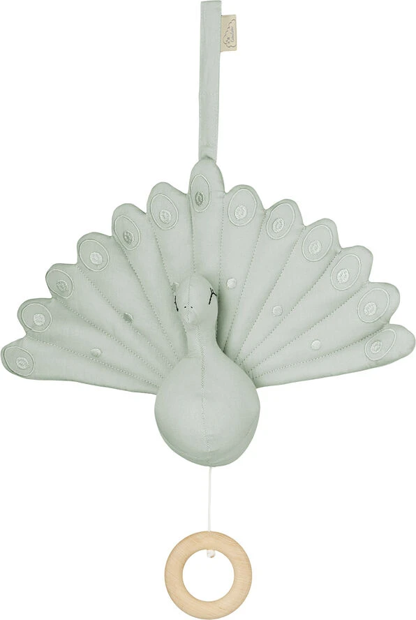 Cam Cam Copenhagen Music Mobile, Peacock W/ Velcro Loop - OCS Dusty Green Dusty Green 3 Cam Cam Copenhagen Music Mobile, Peacock W/ Velcro Loop - OCS Dusty Green Dusty Green