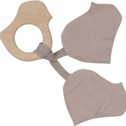 Müsli By Green Cotton Figure Teether Rose Wood