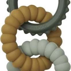 Liewood Gilbert Teether Crocodile/green Multi Mix