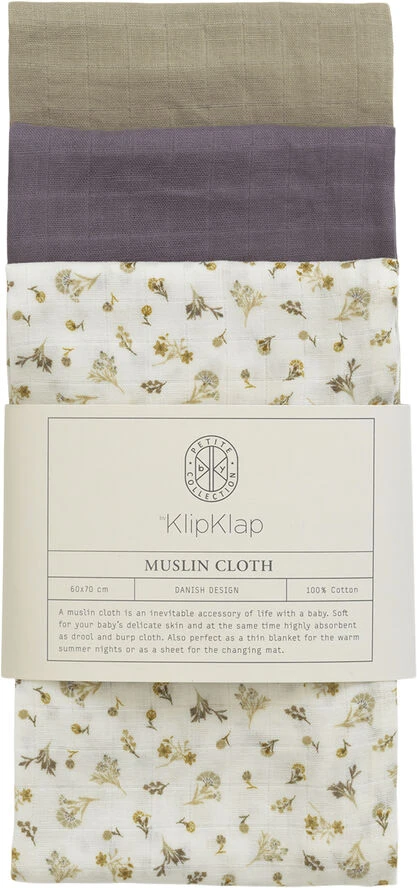 By KlipKlap Stofbleer Poetic Garden (Honey)/Lavender/Dark Sand 3 By KlipKlap Stofbleer Poetic Garden (Honey)/Lavender/Dark Sand