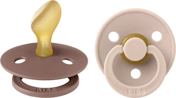 BIBS Colour 2 PACK Latex Size 2 Anatomical Blush/Woodchuck Blush/Woodchuck 3 BIBS Colour 2 PACK Latex Size 2 Anatomical Blush/Woodchuck Blush/Woodchuck