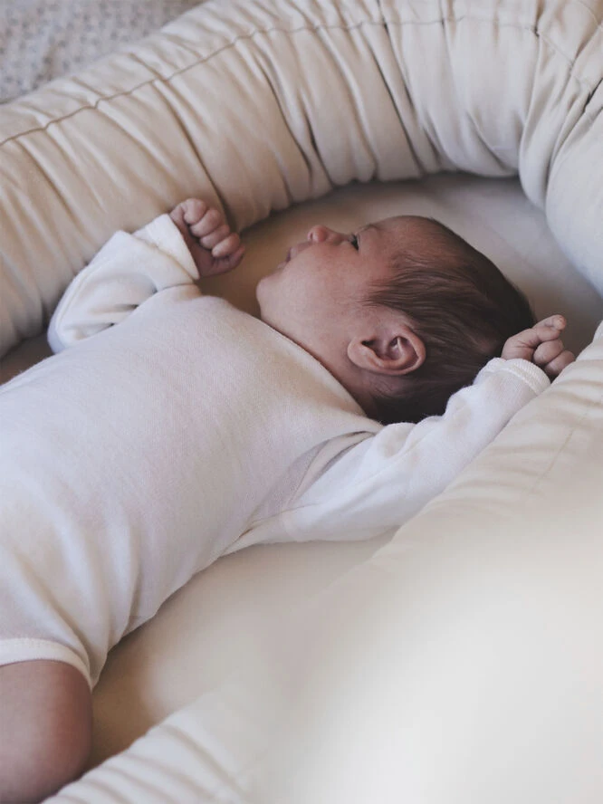 Filibabba Babynest Kapok - Nature White Kapok 6 Filibabba Babynest Kapok - Nature White Kapok - Billede 4