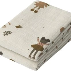 Liewood Lewis Muslin Cloth 2-pack Doll/sandy Mix