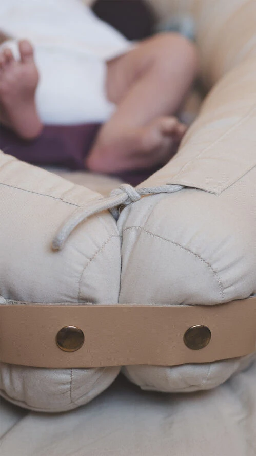 Filibabba Babynest Kapok - Nature White Kapok 8 Filibabba Babynest Kapok - Nature White Kapok - Billede 6