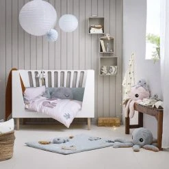 Done By Deer Quiltet Sengerand M/bindebånd Waves Pudder Pudder -Ergobaby store unnamed file 2605