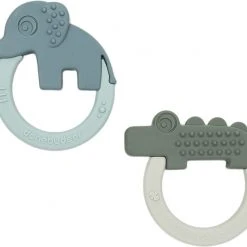 Done By Deer Biderangle 2 Stk Deer Friends Grøn/Blå Grøn/Blå