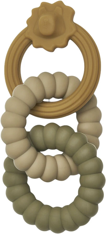 Liewood Gilbert Teether Lion/golden Caramel Multi Mix 3 Liewood Gilbert Teether Lion/golden Caramel Multi Mix