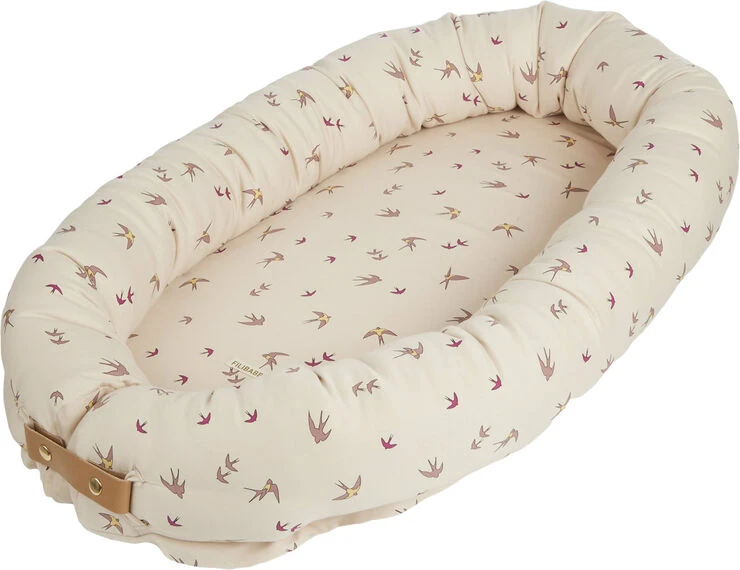 Filibabba Babynest - Dancing Swallow Rose Dancing Swallow Rose 3 Filibabba Babynest - Dancing Swallow Rose Dancing Swallow Rose