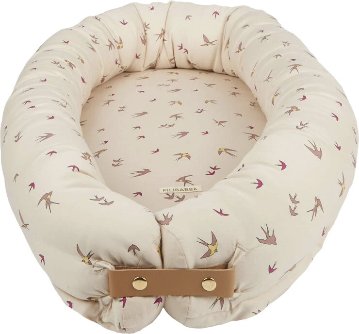 Filibabba Babynest - Dancing Swallow Rose Dancing Swallow Rose 4 Filibabba Babynest - Dancing Swallow Rose Dancing Swallow Rose - Billede 2
