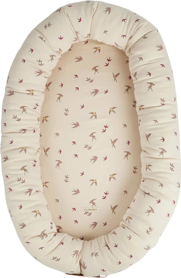Filibabba Babynest - Dancing Swallow Rose Dancing Swallow Rose 5 Filibabba Babynest - Dancing Swallow Rose Dancing Swallow Rose - Billede 3