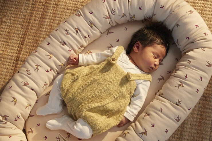 Filibabba Babynest - Dancing Swallow Rose Dancing Swallow Rose 8 Filibabba Babynest - Dancing Swallow Rose Dancing Swallow Rose - Billede 6