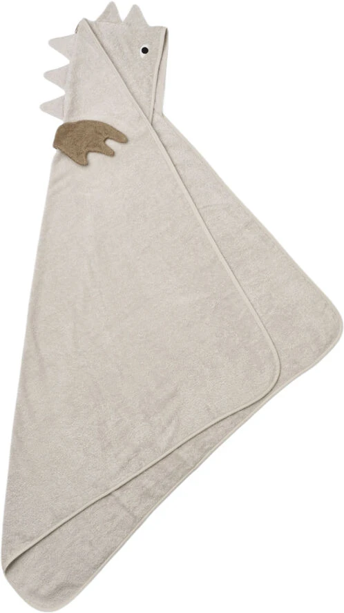 Liewood Augusta Hooded Towel Dragon / Sandy Mix 4 Liewood Augusta Hooded Towel Dragon / Sandy Mix - Billede 2