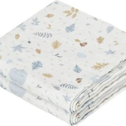 Cam Cam Copenhagen Muslin Cloth, Printed, 2-pack - GOTS Forest Forest