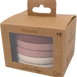 Filibabba Silikone Ophængsringe - Rose Rose 8 Filibabba Silikone Ophængsringe - Rose Rose -Ergobaby store unnamed file 2811