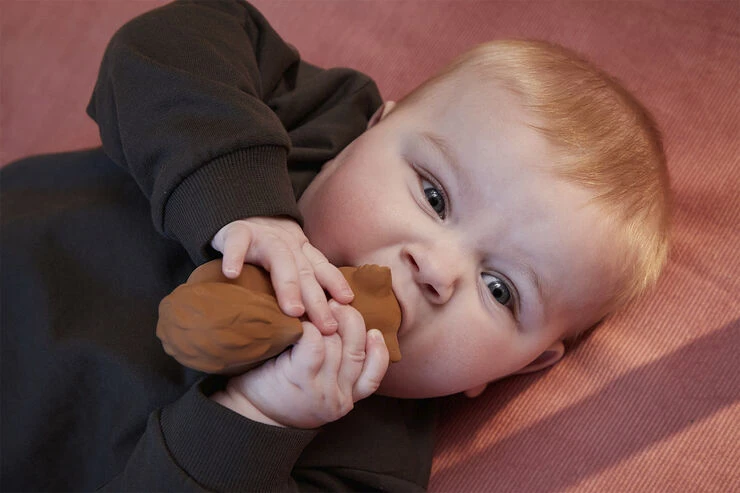 Filibabba Bidedyr I Naturgummi - Egernet Sonja 5 Filibabba Bidedyr I Naturgummi - Egernet Sonja - Billede 3