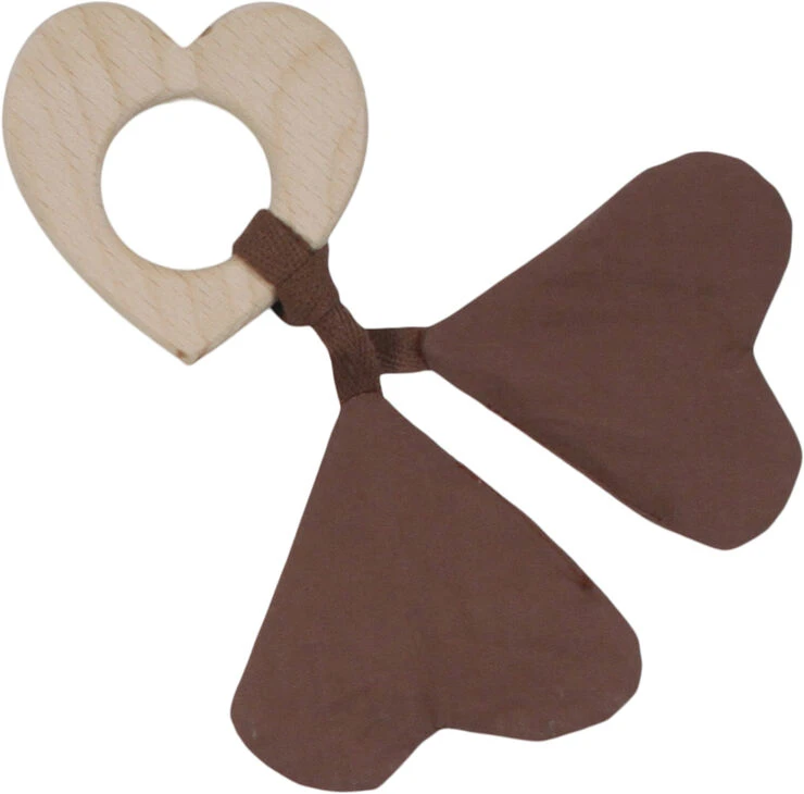 Müsli By Green Cotton Figure Teether Brown Sugar 3 Müsli By Green Cotton Figure Teether Brown Sugar