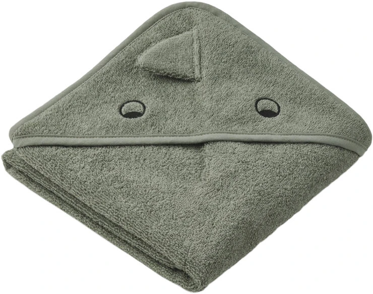 Liewood Albert Hooded Towel Dino Faune Green 3 Liewood Albert Hooded Towel Dino Faune Green