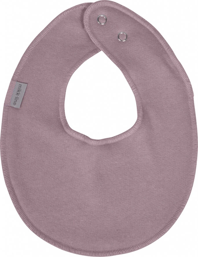 Mikk-Line Cotton Bibs - Round Burlwood 3 Mikk-Line Cotton Bibs - Round Burlwood