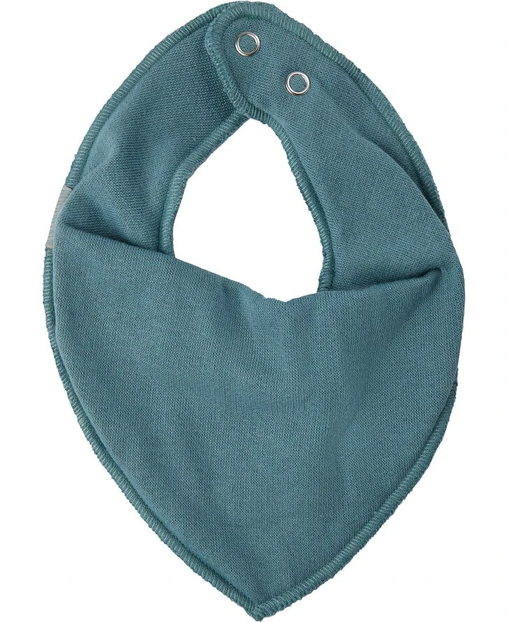 Mikk-Line COTTON Bibs - Triangle Mineral Blue 3 Mikk-Line COTTON Bibs - Triangle Mineral Blue