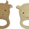 Konges Sløjd 2 PACK TEETHERS FARM SHEEP/COW 2 Konges Sløjd 2 PACK TEETHERS FARM SHEEP/COW -Ergobaby store unnamed file 3012