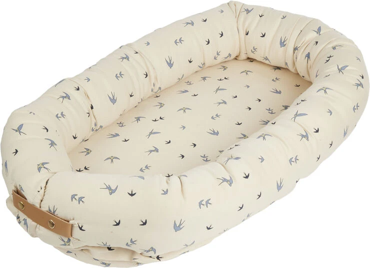 Filibabba Babynest - Dancing Swallow Blue Dancing Swallow Blue 3 Filibabba Babynest - Dancing Swallow Blue Dancing Swallow Blue
