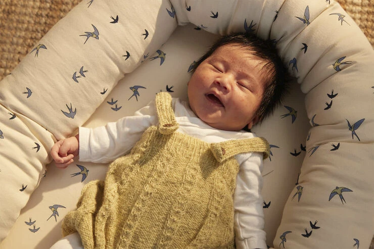 Filibabba Babynest - Dancing Swallow Blue Dancing Swallow Blue 8 Filibabba Babynest - Dancing Swallow Blue Dancing Swallow Blue - Billede 6