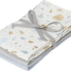 Cam Cam Copenhagen Muslin Cloth, 3-pack - GOTS Mix Forest, Grey, Dusty Blue Mix Forest, Grey, Dusty Blue