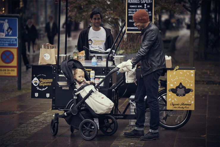 Najell Stroller Gloves - Sandy Beige 4 Najell Stroller Gloves - Sandy Beige - Billede 2
