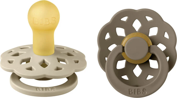 BIBS Boheme 2 PACK Latex Size 1 Vanilla/Dark Oak Vanilla / Dark Oak 3 BIBS Boheme 2 PACK Latex Size 1 Vanilla/Dark Oak Vanilla / Dark Oak