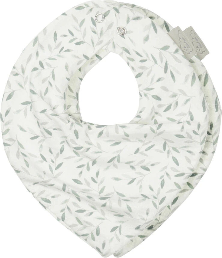 Cam Cam Copenhagen Bandana Bib, Jersey, 2-Pack - GOTS Green Leaves Green Leaves 3 Cam Cam Copenhagen Bandana Bib, Jersey, 2-Pack - GOTS Green Leaves Green Leaves