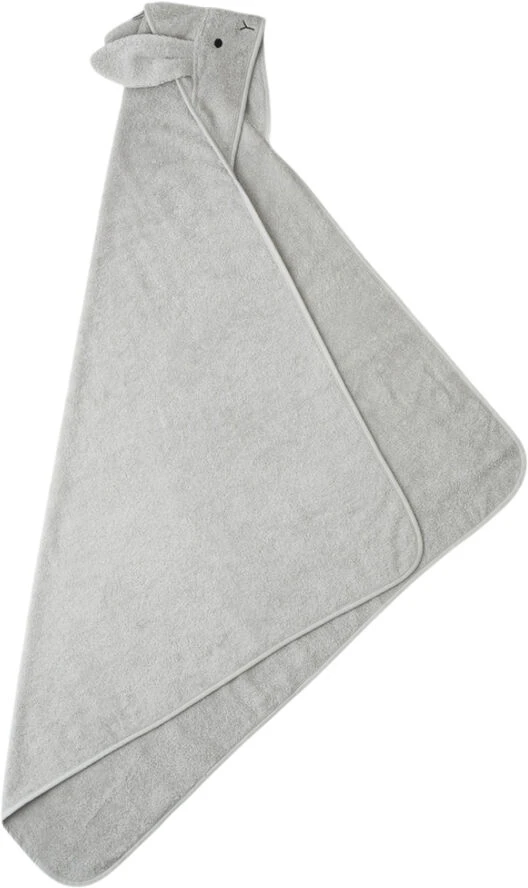 Liewood Augusta Hooded Towel Rabbit Dumbo Grey 4 Liewood Augusta Hooded Towel Rabbit Dumbo Grey - Billede 2