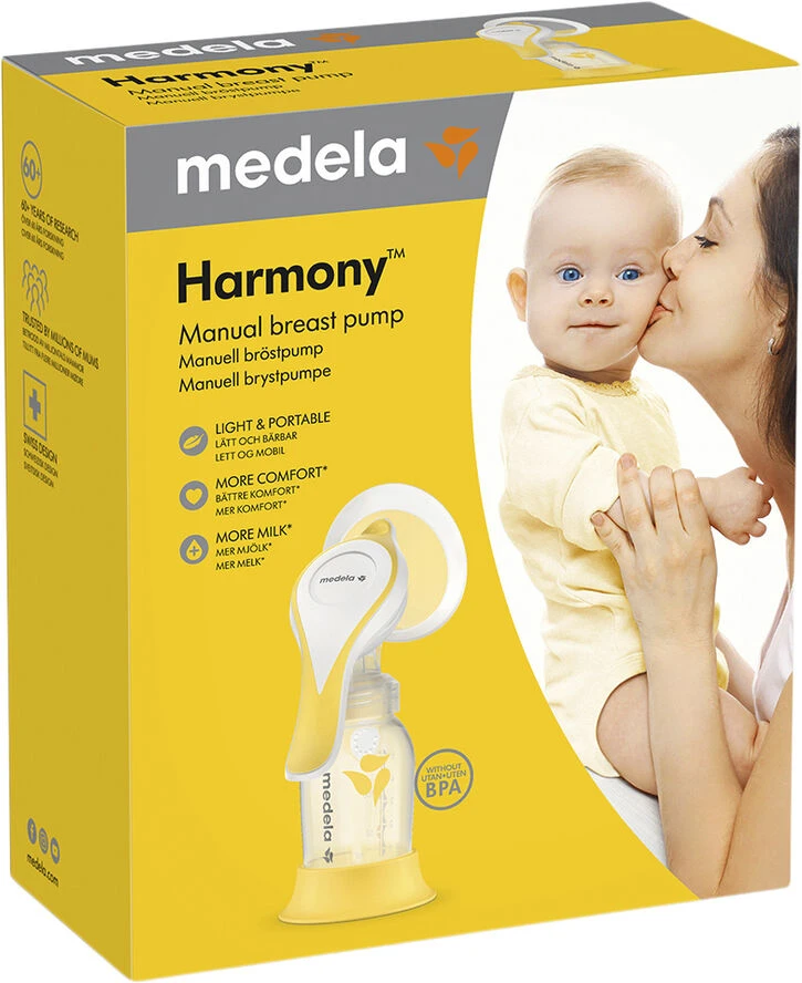 Medela Harmony Manuel Brystpumpe Med Flex Tragt 4 Medela Harmony Manuel Brystpumpe Med Flex Tragt - Billede 2