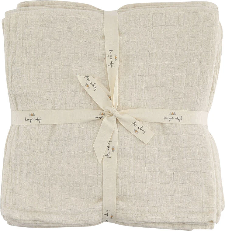 Konges Sløjd 10-pak Stofbleer - Natur Hvid 3 Konges Sløjd 10-pak Stofbleer - Natur Hvid