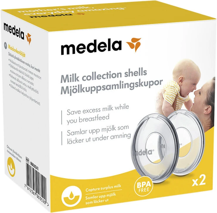 Medela Mælkeopsamlingsskaller 2 Stk. 4 Medela Mælkeopsamlingsskaller 2 Stk. - Billede 2